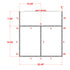 pickleball court stencil diagram